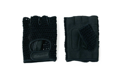 Gants Thousand Courier Stealth Black mitaines cuir 